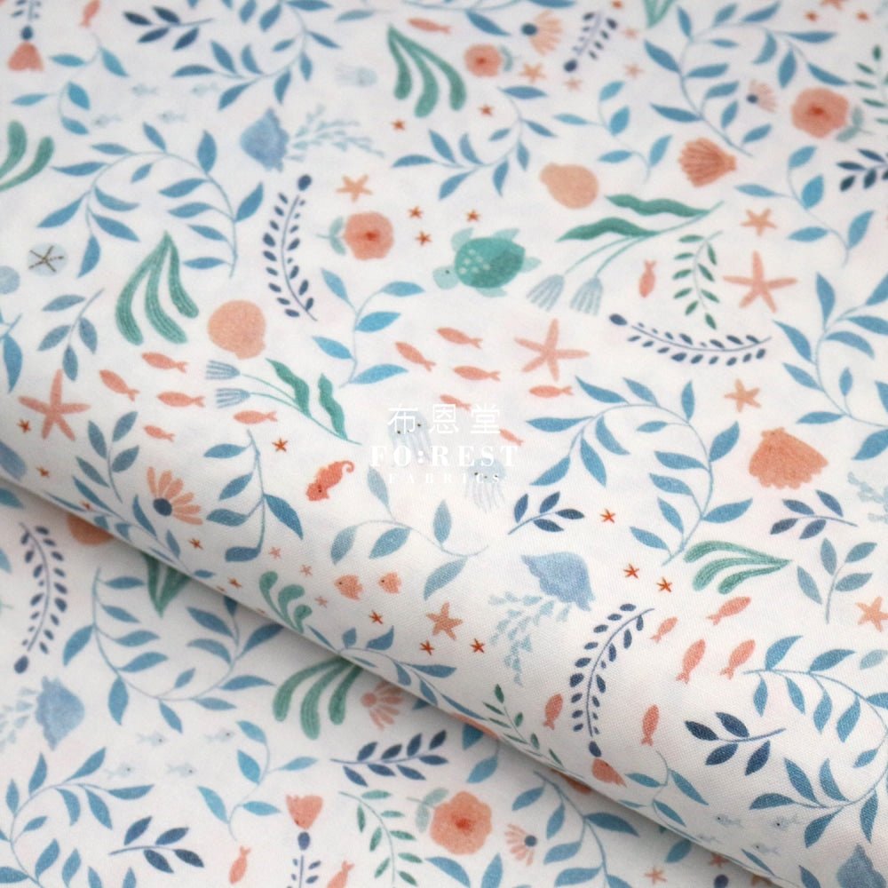 cotton - Go With the Flow fabric - FO:REST Fabric 布恩堂Liberty fabrictana lawnjapanese fabricykk zipper