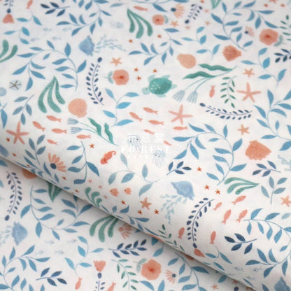 cotton - Go With the Flow fabric - FO:REST Fabric 布恩堂Liberty fabrictana lawnjapanese fabricykk zipper