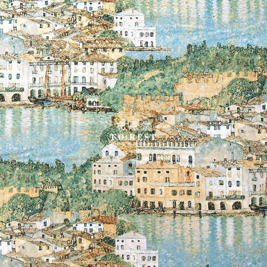 cotton - Lake fabric (Gustav Klimta) - forest-fabric