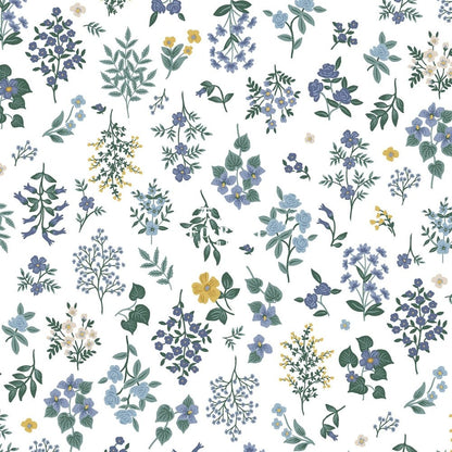 cotton - Hawthorne Flower fabric white - FO:REST Fabric 布恩堂Liberty fabrictana lawnjapanese fabricykk zipper