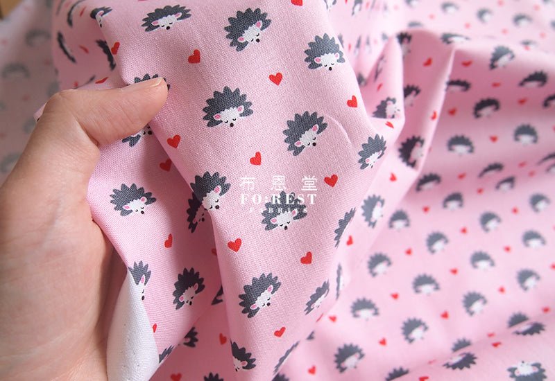 cotton - hedghog fabric - FO:REST Fabric 布恩堂Liberty fabrictana lawnjapanese fabricykk zipper