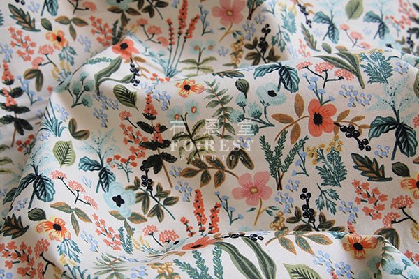 cotton - Herb Garden fabric - FO:REST Fabric 布恩堂Liberty fabrictana lawnjapanese fabricykk zipper