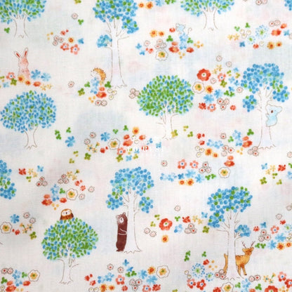 cotton - Hide and seek forest fabric MILKY - FO:REST Fabric 布恩堂Liberty fabrictana lawnjapanese fabricykk zipper