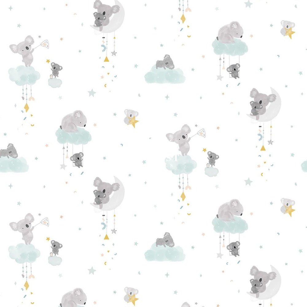 cotton - Koala Happy Days Dream fabric - FO:REST Fabric 布恩堂Liberty fabrictana lawnjapanese fabricykk zipper