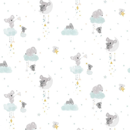 cotton - Koala Happy Days Dream fabric - FO:REST Fabric 布恩堂Liberty fabrictana lawnjapanese fabricykk zipper