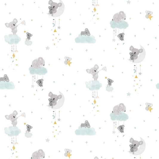 cotton - Koala Happy Days Dream fabric - FO:REST Fabric 布恩堂Liberty fabrictana lawnjapanese fabricykk zipper
