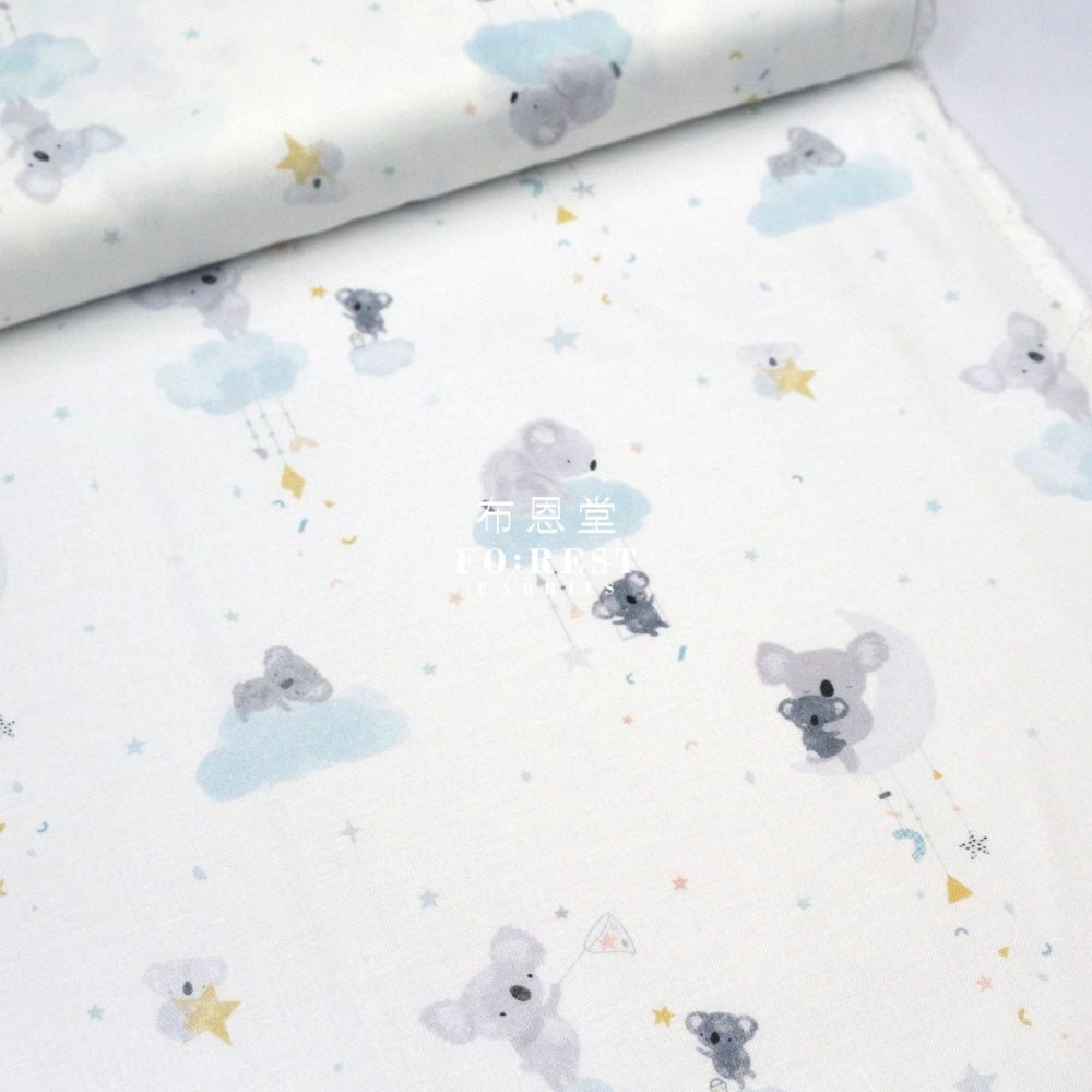 cotton - Koala Happy Days Dream fabric - FO:REST Fabric 布恩堂Liberty fabrictana lawnjapanese fabricykk zipper