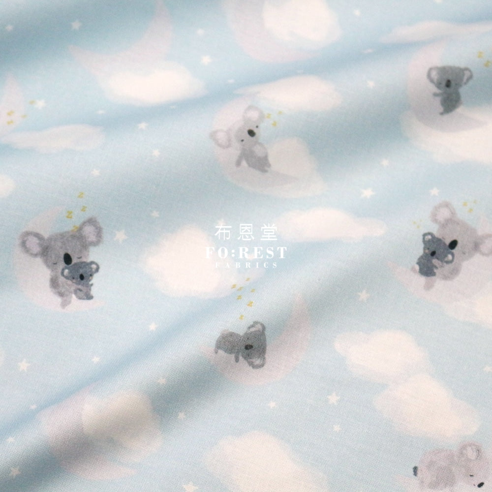 Cotton - Koala Happy Days Nap Time Fabric