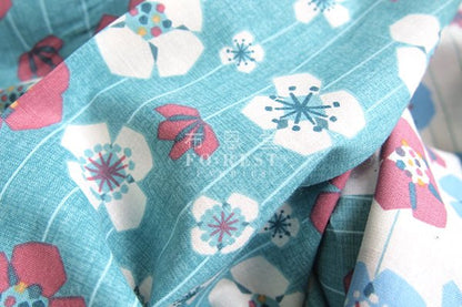 cotton - kukkia fabric - FO:REST Fabric 布恩堂Liberty fabrictana lawnjapanese fabricykk zipper