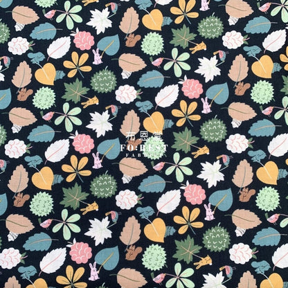 cotton - Leaf Wavers fabric - FO:REST Fabric 布恩堂Liberty fabrictana lawnjapanese fabricykk zipper