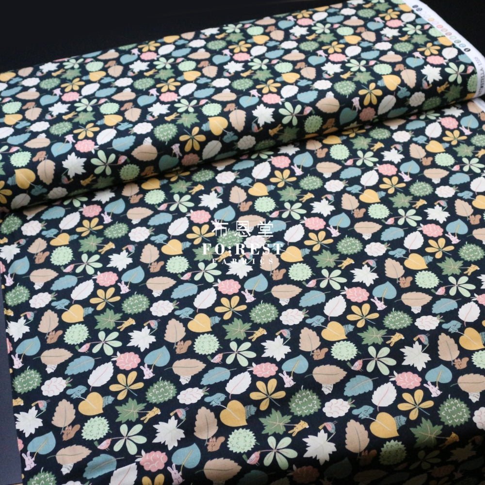 cotton - Leaf Wavers fabric - FO:REST Fabric 布恩堂Liberty fabrictana lawnjapanese fabricykk zipper