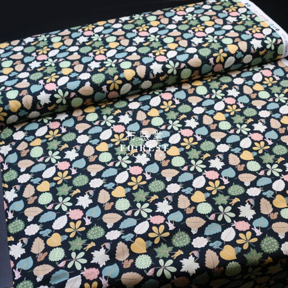 cotton - Leaf Wavers fabric - FO:REST Fabric 布恩堂Liberty fabrictana lawnjapanese fabricykk zipper
