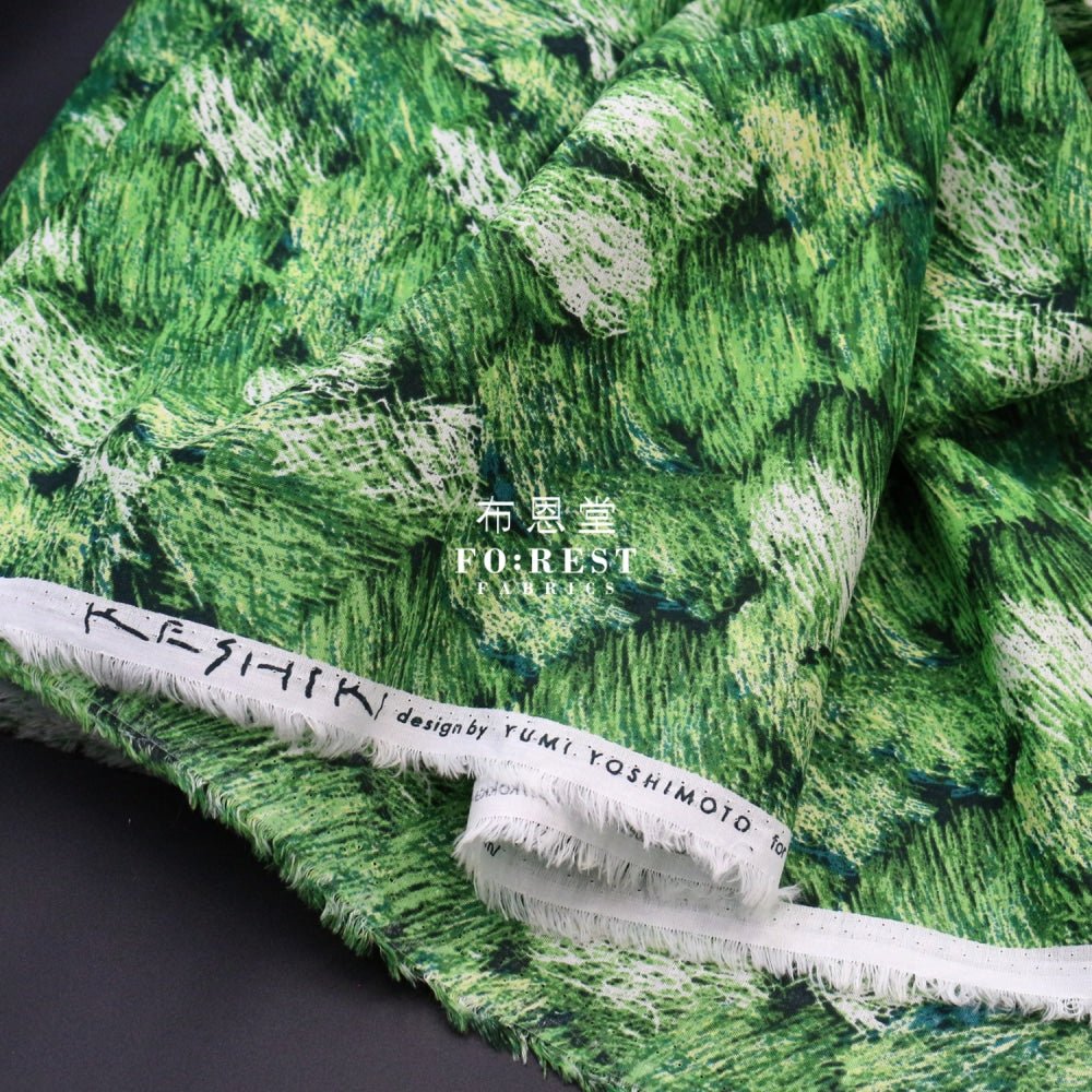 cotton linen - KESHIKI FOREST fabric A - FO:REST Fabric 布恩堂Liberty fabrictana lawnjapanese fabricykk zipper