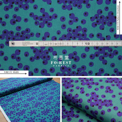 cotton linen - tayutou Berry fabric BLUE - FO:REST Fabric 布恩堂Liberty fabrictana lawnjapanese fabricykk zipper
