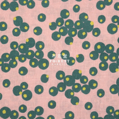 cotton linen - tayutou Berry fabric PINK - FO:REST Fabric 布恩堂Liberty fabrictana lawnjapanese fabricykk zipper