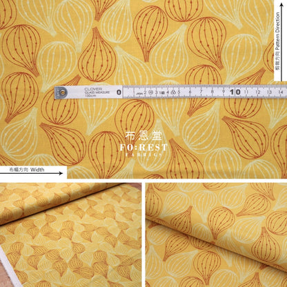 Cotton Linen - Tayutou Fig Fabric Yellow