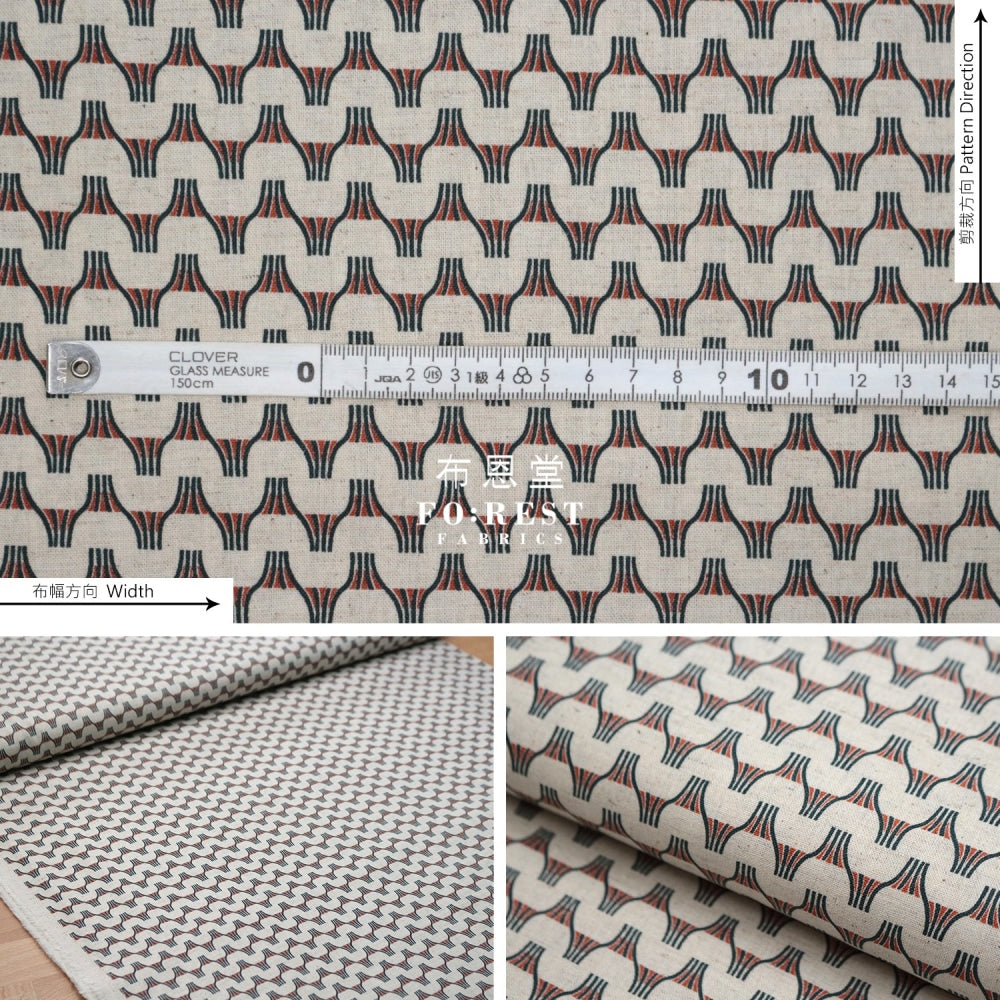 Cotton Linen - Tayutou Fuji Fabric Natural