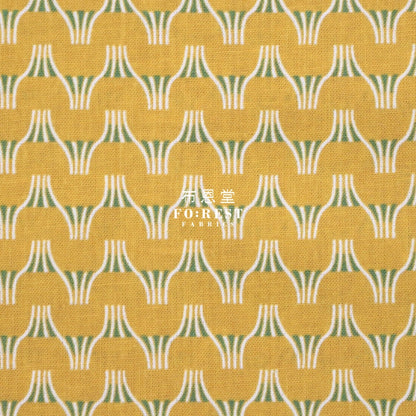 Cotton Linen - Tayutou Fuji Fabric Yellow