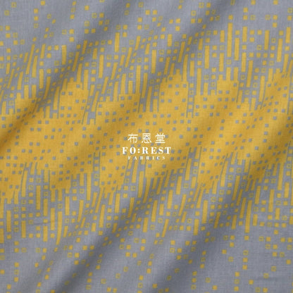 cotton linen - tayutou Rain fabric GRAY - FO:REST Fabric 布恩堂Liberty fabrictana lawnjapanese fabricykk zipper