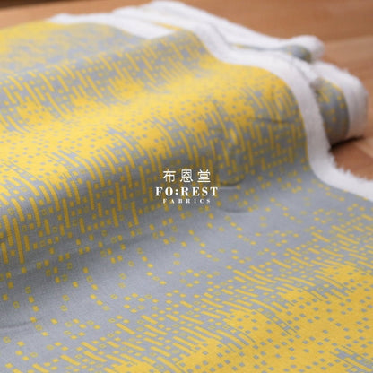 cotton linen - tayutou Rain fabric GRAY - FO:REST Fabric 布恩堂Liberty fabrictana lawnjapanese fabricykk zipper