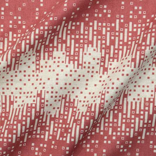 cotton linen - tayutou Rain fabric RED - FO:REST Fabric 布恩堂Liberty fabrictana lawnjapanese fabricykk zipper