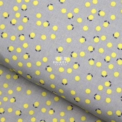 Cotton Linen - Tiny Tulip Fabric fabric Gray - FO:REST Fabric 布恩堂Liberty fabrictana lawnjapanese fabricykk zipper