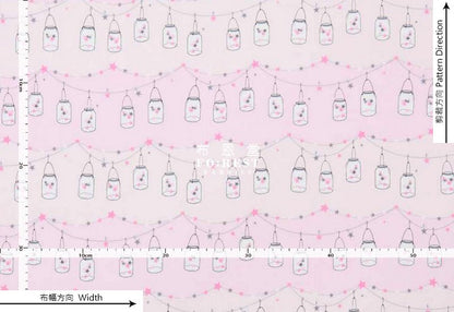 cotton - Little star jar fabric - FO:REST Fabric 布恩堂Liberty fabrictana lawnjapanese fabricykk zipper