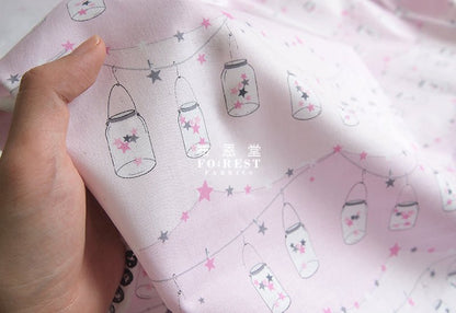 cotton - Little star jar fabric - FO:REST Fabric 布恩堂Liberty fabrictana lawnjapanese fabricykk zipper