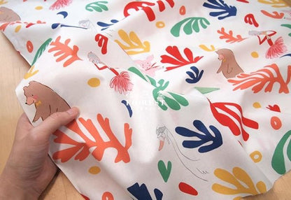cotton - Lola LOVES MATISSE fabric - FO:REST Fabric 布恩堂Liberty fabrictana lawnjapanese fabricykk zipper