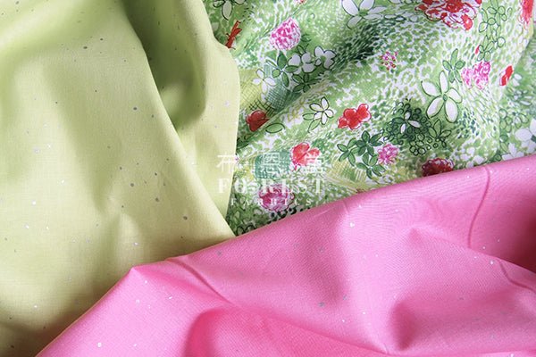 cotton - Meadow Pollen Metallic fabric - FO:REST Fabric 布恩堂Liberty fabrictana lawnjapanese fabricykk zipper