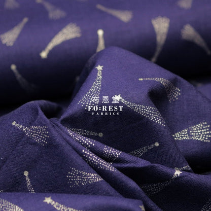 cotton - Meteor with metallic fabric - FO:REST Fabric 布恩堂Liberty fabrictana lawnjapanese fabricykk zipper
