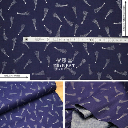 cotton - Meteor with metallic fabric - FO:REST Fabric 布恩堂Liberty fabrictana lawnjapanese fabricykk zipper