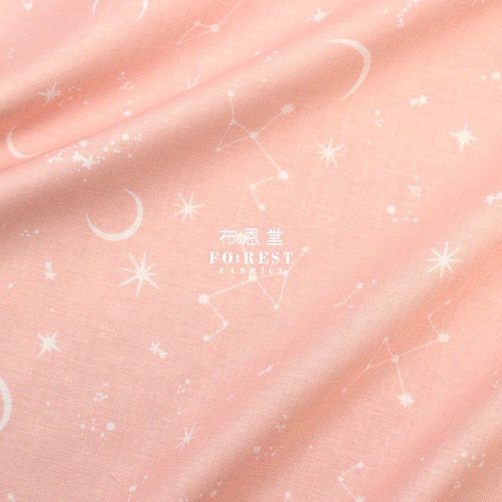 cotton - Moonilt fabric Pink - FO:REST Fabric 布恩堂Liberty fabrictana lawnjapanese fabricykk zipper