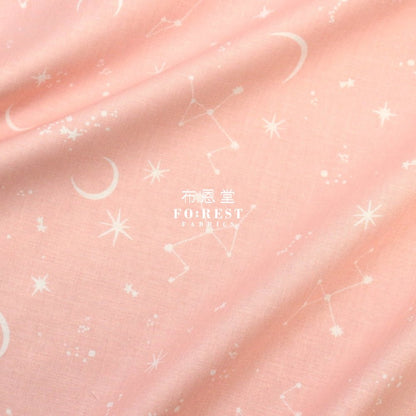 cotton - Moonilt fabric Pink - FO:REST Fabric 布恩堂Liberty fabrictana lawnjapanese fabricykk zipper