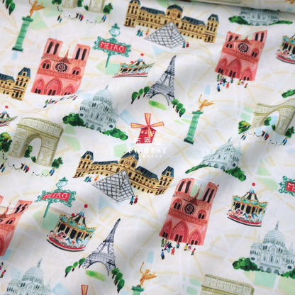 Cotton - My French Fabric French Sightseeing