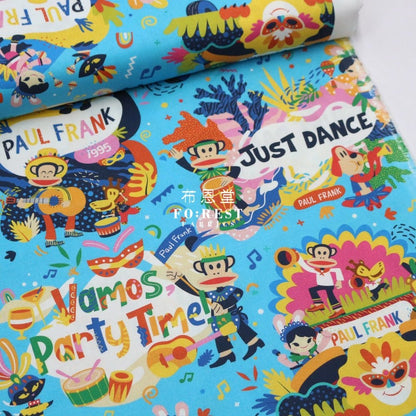 cotton - Paul Frank Carnival Allover fabric - FO:REST Fabric 布恩堂Liberty fabrictana lawnjapanese fabricykk zipper