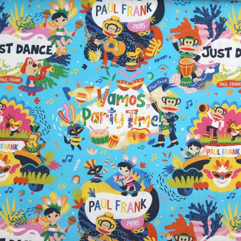 cotton - Paul Frank Carnival Allover fabric - FO:REST Fabric 布恩堂Liberty fabrictana lawnjapanese fabricykk zipper