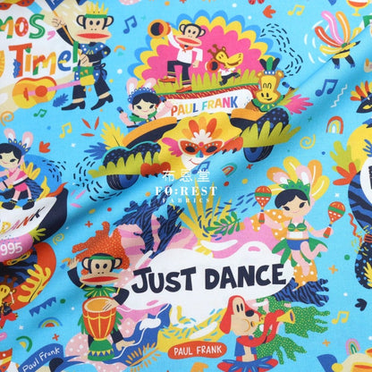 cotton - Paul Frank Carnival Allover fabric - FO:REST Fabric 布恩堂Liberty fabrictana lawnjapanese fabricykk zipper