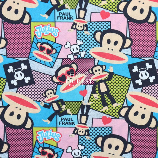cotton - Paul Frank Comics fabric MIX - FO:REST Fabric 布恩堂Liberty fabrictana lawnjapanese fabricykk zipper