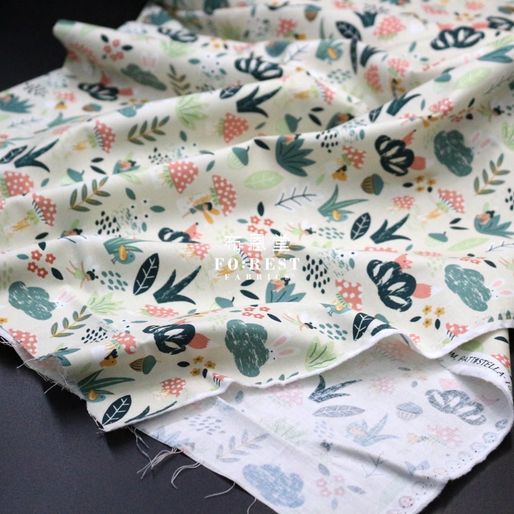 cotton - Peekaboo fabric - FO:REST Fabric 布恩堂Liberty fabrictana lawnjapanese fabricykk zipper