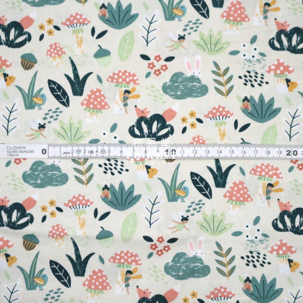 cotton - Peekaboo fabric - FO:REST Fabric 布恩堂Liberty fabrictana lawnjapanese fabricykk zipper