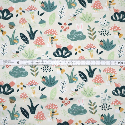 cotton - Peekaboo fabric - FO:REST Fabric 布恩堂Liberty fabrictana lawnjapanese fabricykk zipper