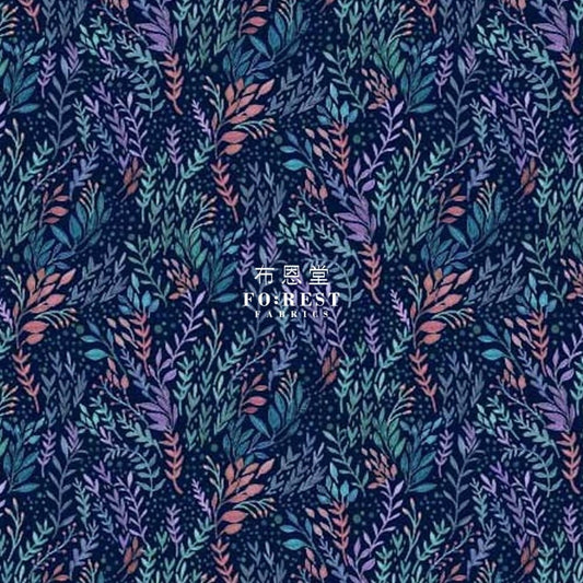 cotton - Petite Leaf fabric - FO:REST Fabric 布恩堂Liberty fabrictana lawnjapanese fabricykk zipper