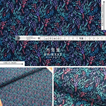 cotton - Petite Leaf fabric - FO:REST Fabric 布恩堂Liberty fabrictana lawnjapanese fabricykk zipper