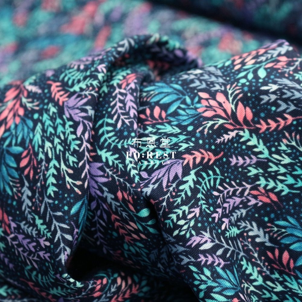 cotton - Petite Leaf fabric - FO:REST Fabric 布恩堂Liberty fabrictana lawnjapanese fabricykk zipper