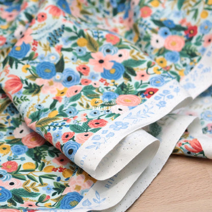 Cotton - Petite Rose Garden Fabric Fabric Lt.green