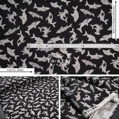 Cotton - Pirate Tales Fabric Milky