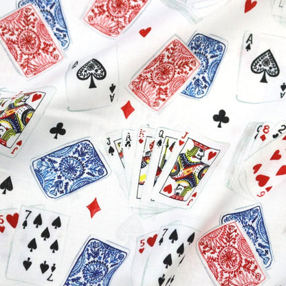 cotton - Playing card game fabric - FO:REST Fabric 布恩堂Liberty fabrictana lawnjapanese fabricykk zipper