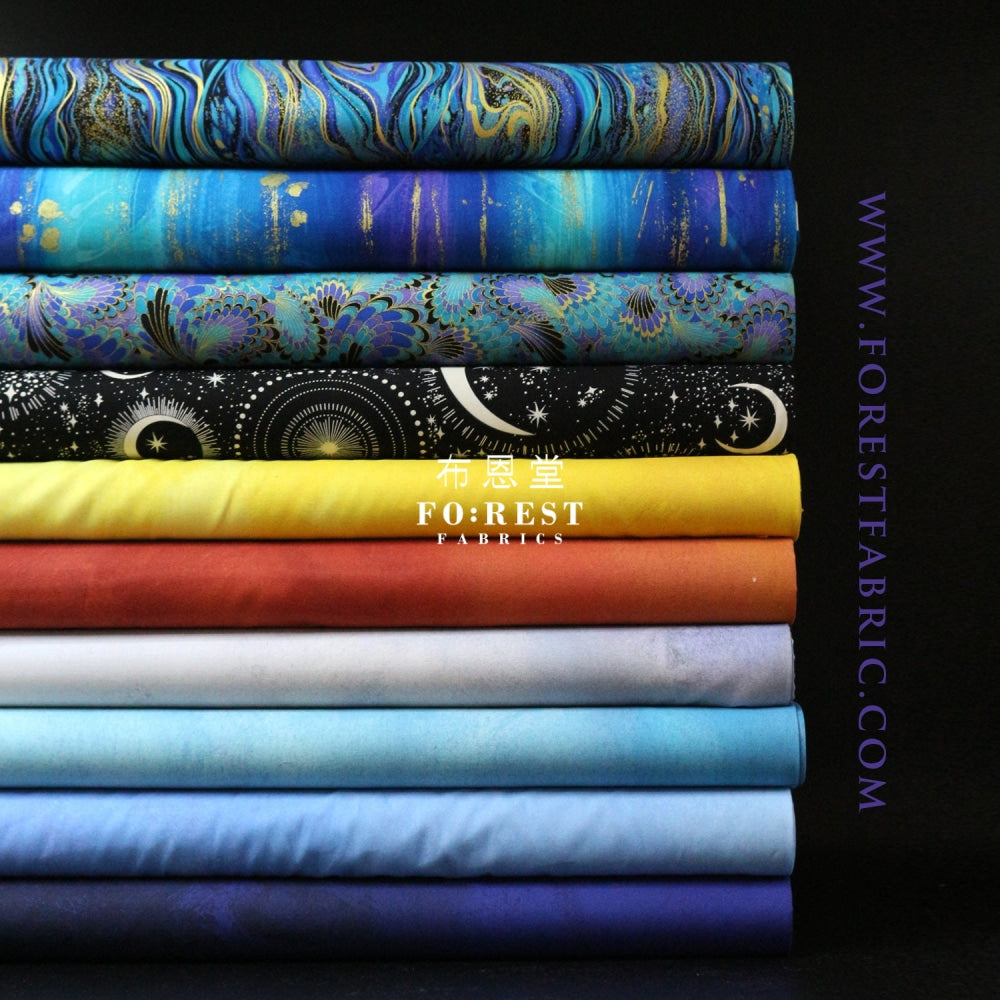 Cotton - Plume Fabric Peacock