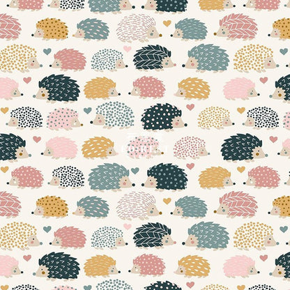 cotton - Prickles hedgehog fabric - FO:REST Fabric 布恩堂Liberty fabrictana lawnjapanese fabricykk zipper